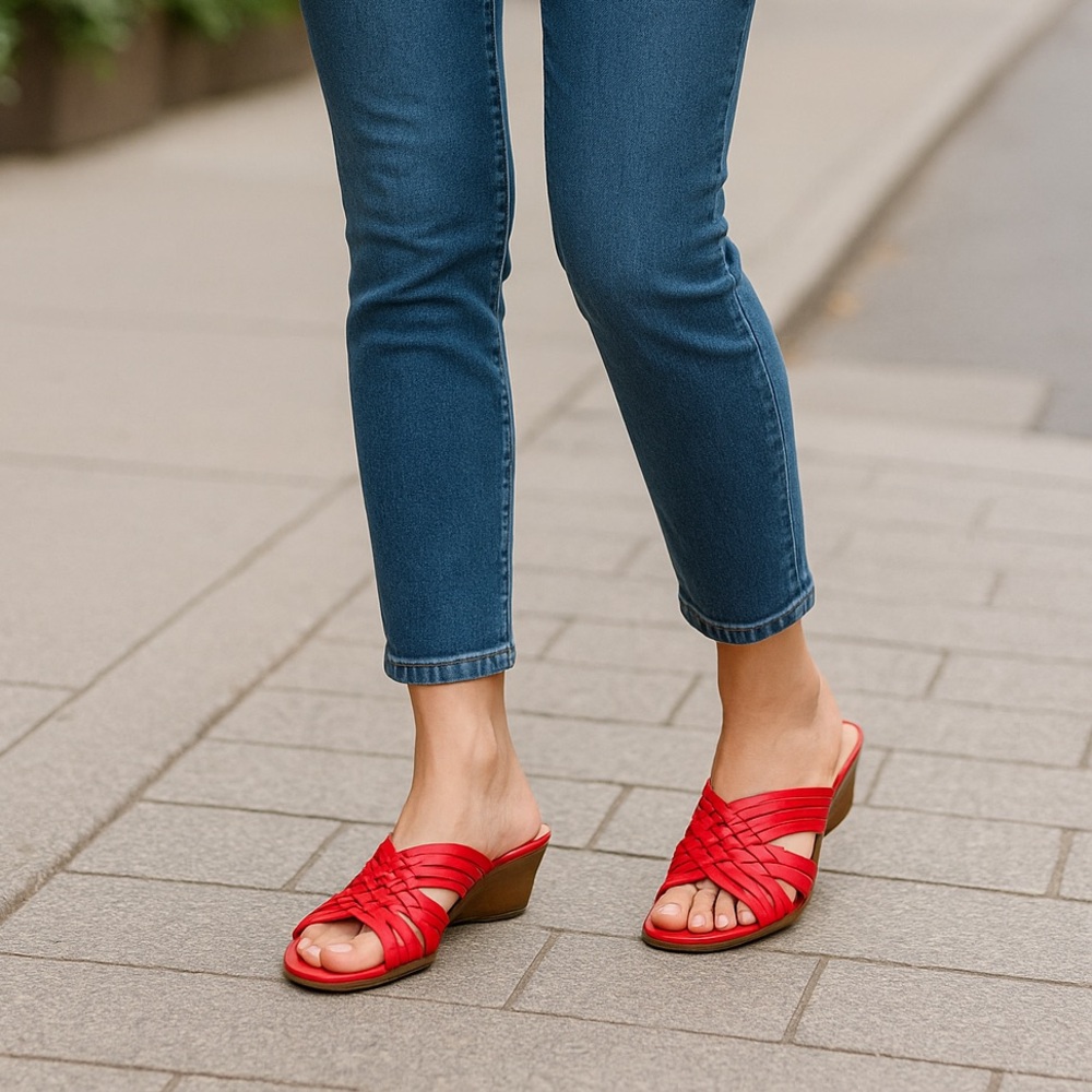 NWOT! Softspots Sandals with Pillowtop® Technology